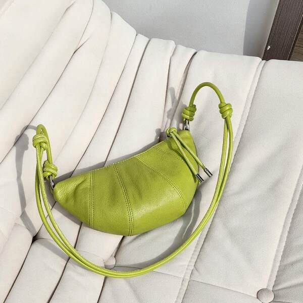 Sheepskin Horn Croissant Bag 2025 New Arrival Niche Design Coin Purse Shoulder Crossbody Bag For Women Wholesale