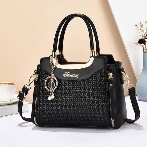 Cross-Border Women's Versatile Woven Handbag New Luxury Texture Shoulder And Crossbody Bag Fashionable And Elegant