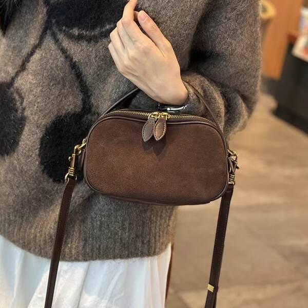 Women's Small Handbag 2025 New Arrival Niche Design Crossbody Bag Fashion Versatile Soft Leather Vintage Shoulder Bag