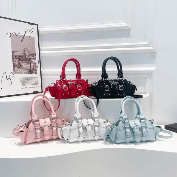 Sweet & Cool Biker Style Handbag For Women 2025 New Arrival Crossbody Bag Trendy Versatile Shoulder Bag