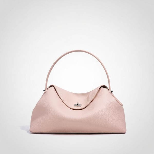 Genuine Leather Commuter Versatile Shoulder Bag Women's Crossbody Bag Simple Large Capacity Premium Top Grain Cowhide Handbag