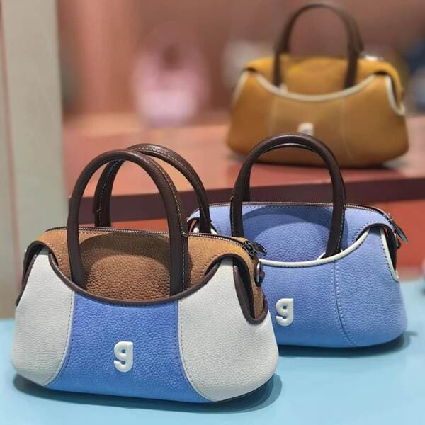 KUNOGIGI New Baseball Boston Bag Mini Original Design Women's Handbag Crossbody Bag