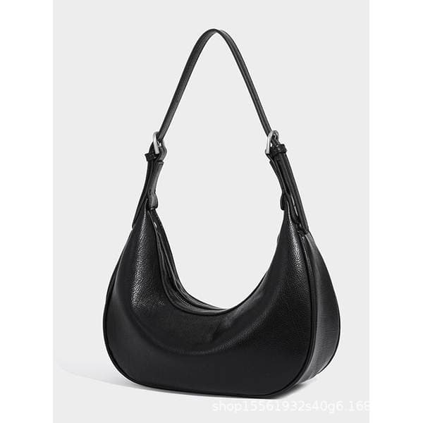 Niche Designer Crescent Hobo Bag Commuter Shoulder Underarm Bag For Women 2026 New Simple Soft Leather Crossbody Bag
