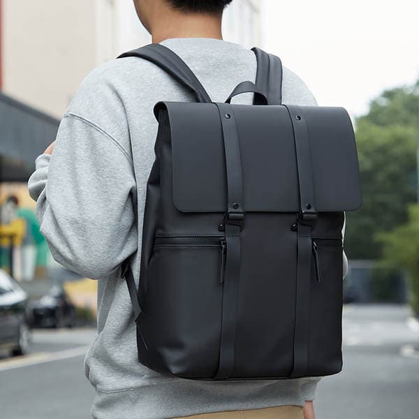 Premium Business Laptop Backpack For Men And Women, 16-Inch Leather Commuter Bag, Professional Work And School Backpack