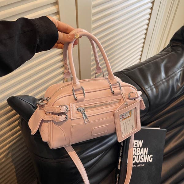 Fashion Commuter Boston Handbag For Women 2026 New Autumn/Winter Trendy Versatile Crossbody Small Tote Bag