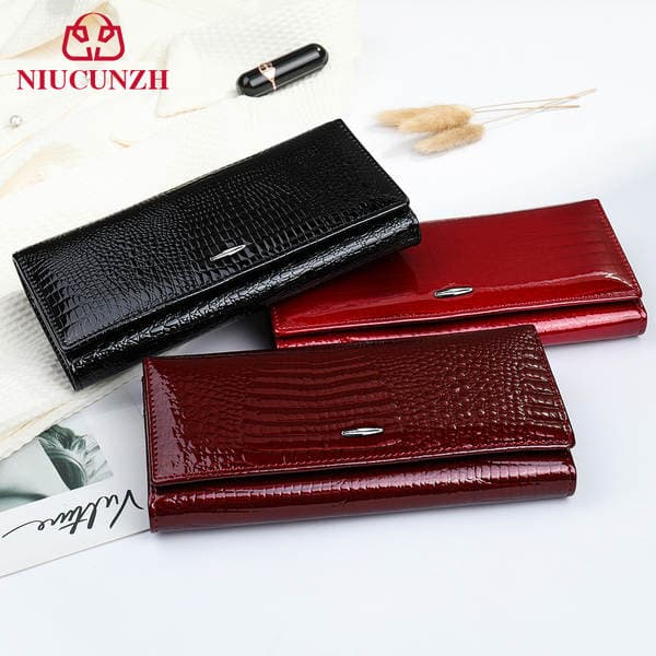 Cross-Border Genuine Leather Evening Clutch Bag Fashion Wristlet Large Capacity Envelope Purse Women's Coin Purse Top Grain Cowhide Handbag