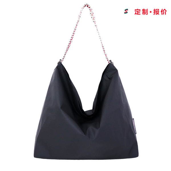 Lazy Style Casual Niche Women's Bag - Tyvek Chain Bag, Oxford Cloth Pearlescent Velvet Shoulder Bag, Custom Tote Bag