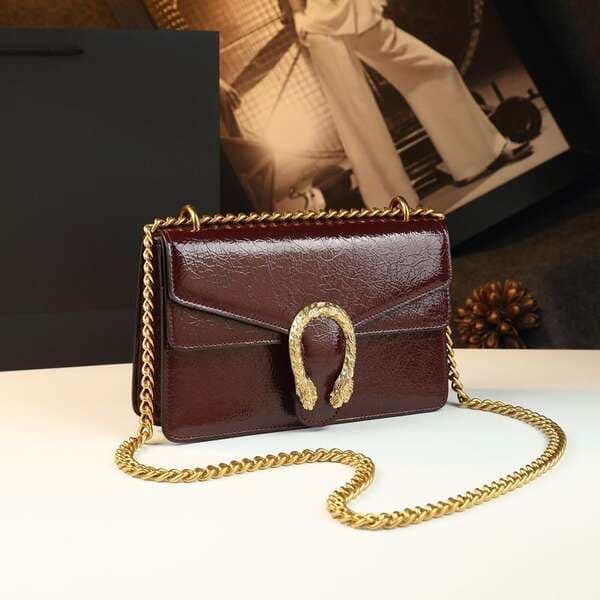 2025 New Chain Dionysus Bag For Women Retro Underarm Bag High-End Luxury Genuine Leather Fashion Shoulder Crossbody Bag