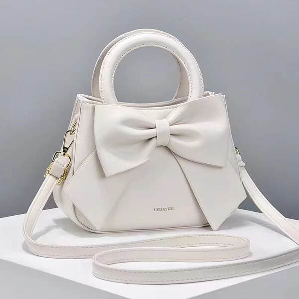 Taizhou Women's Fashion Trendy Versatile Bow Light Luxury Handbag Shoulder Bag Crossbody Bag
