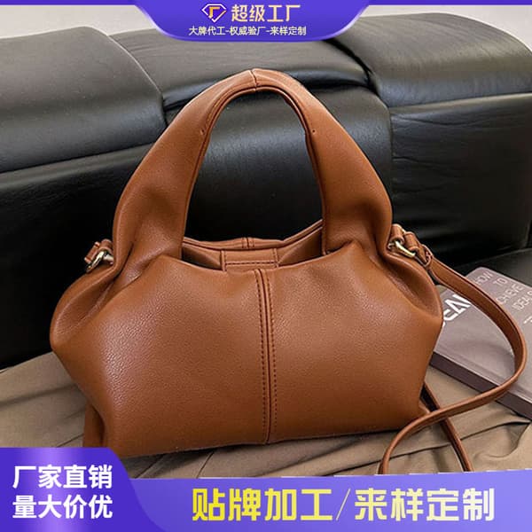 Cross-Border Fashion Single Shoulder Crossbody Bag For Women 2026 Spring New Trendy Handbag Cloud Bag French Luxury Style