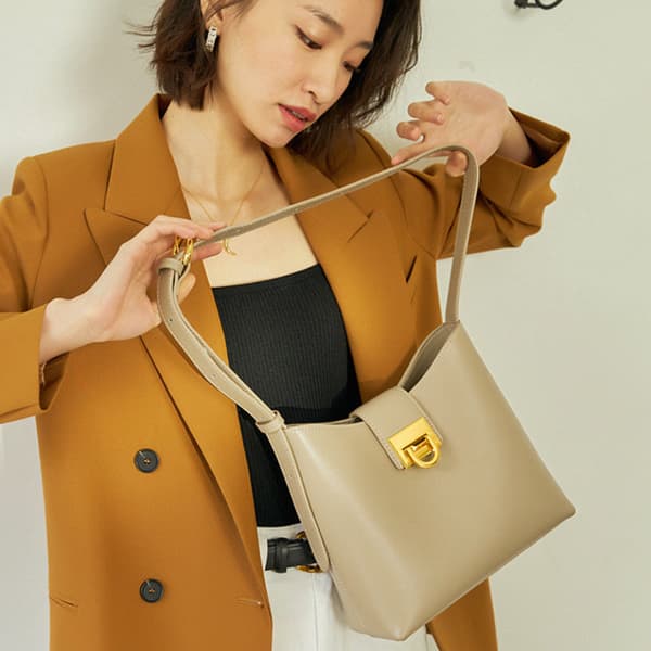2026 New French Style Niche Bucket Bag For Women, Trendy Versatile Shoulder And Crossbody Bag Wholesale