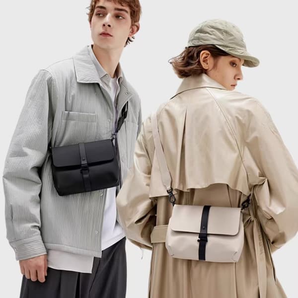 Gaston Luga Nordic Swedish Messenger Bag Crossbody Shoulder Saddle Bag Minimalist Commuter Travel Bag For Men And Women