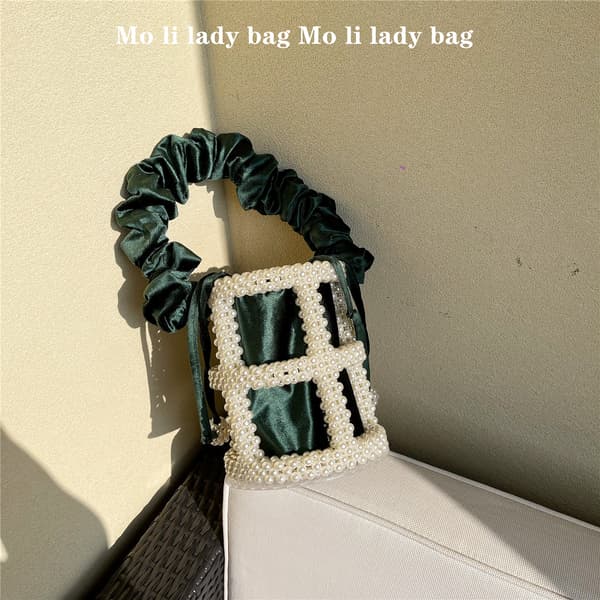 2024 French Niche Rhinestone Bag - Elegant Crossbody Small Round Bag, Luxury Diamond-Encrusted Birdcage Handbag