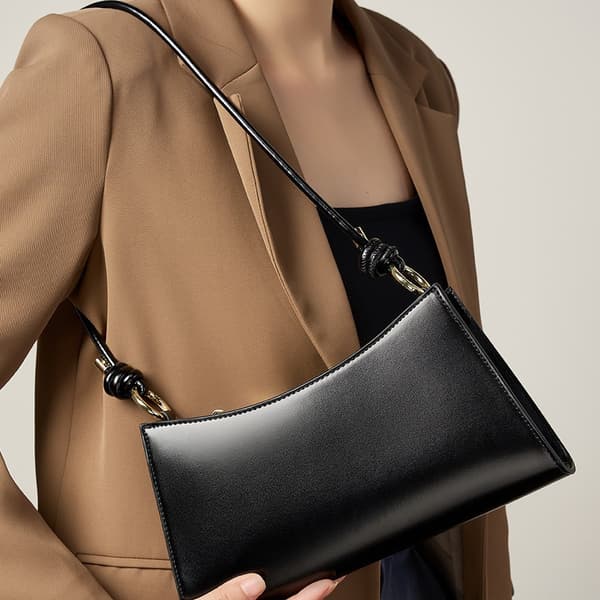 2025 French Style Underarm Bag Baguette Shoulder Bag For Women 2022 New Luxury High-End Genuine Leather Handbag