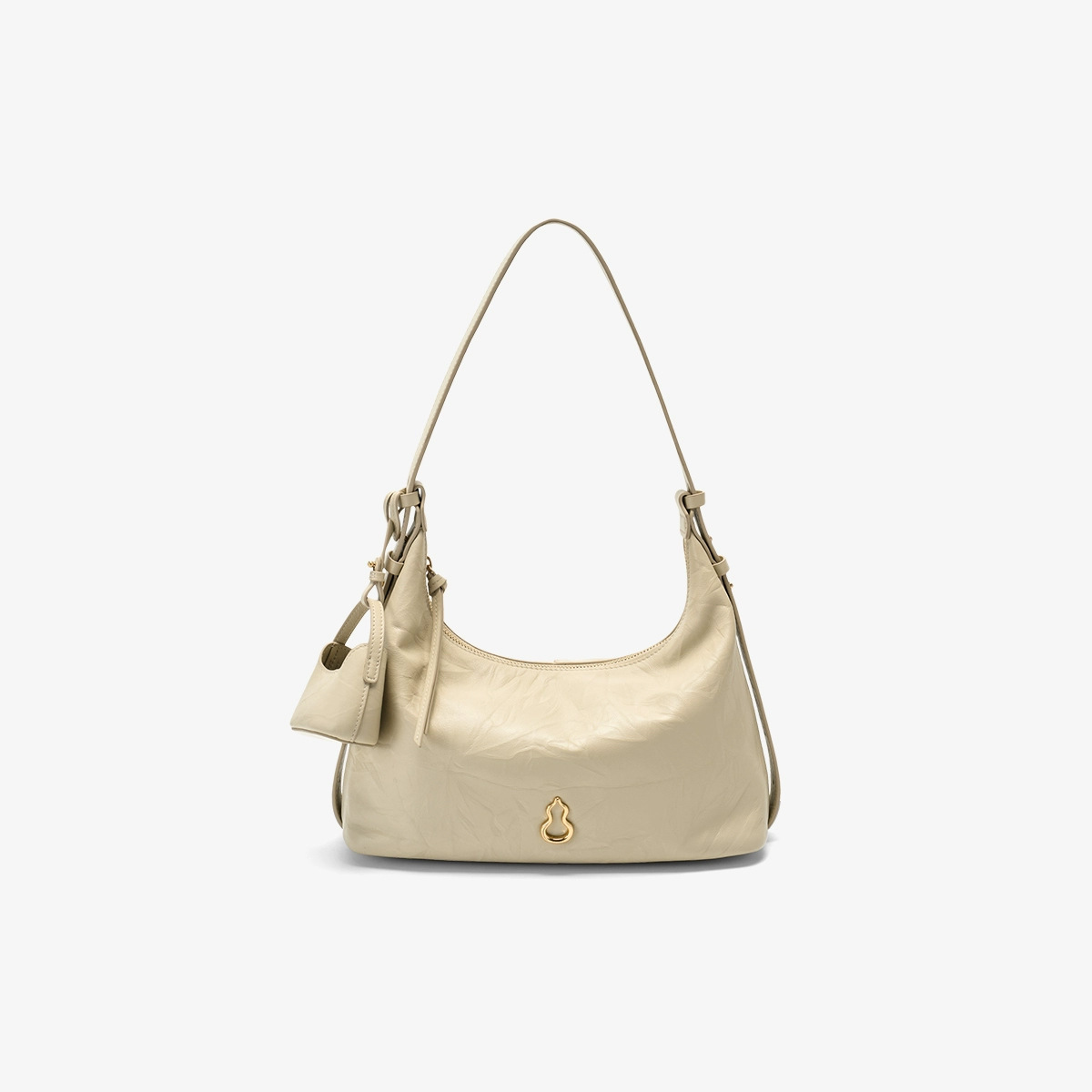 BAMPO Jin Yuan HOBO Bag, First Layer Cowhide Underarm Bag, New Texture Shoulder & Crossbody Bag - Thumbnail 9