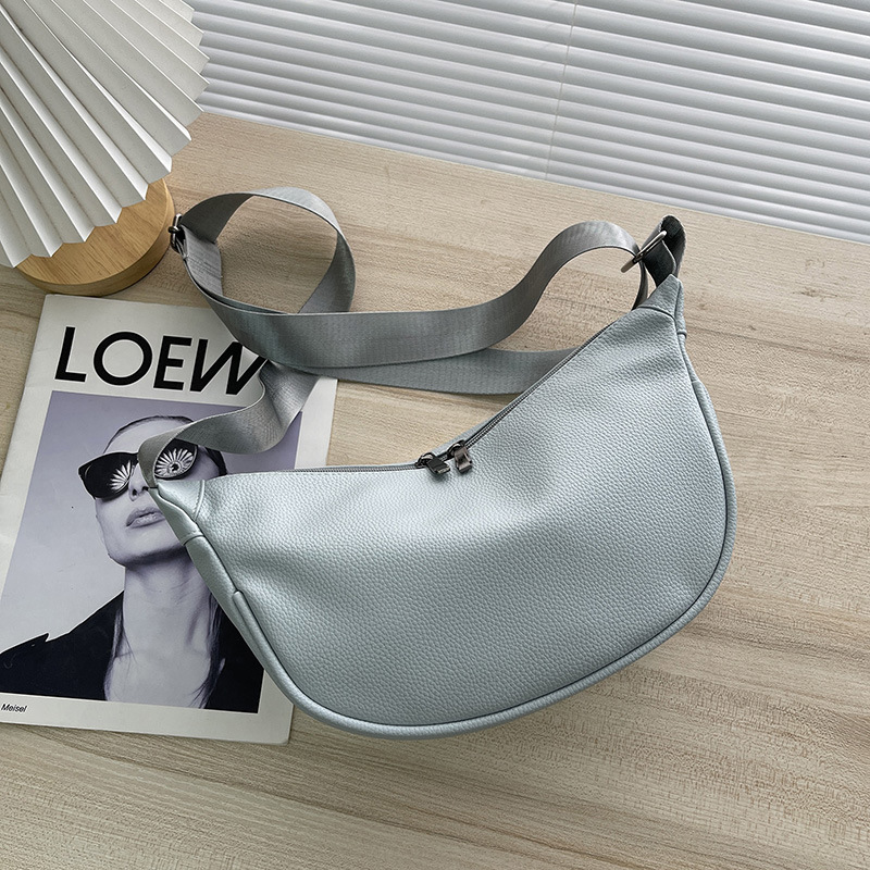 Niche Design Baguette Bag - Minimalist Casual Shoulder & Crossbody Bag for Women - Thumbnail 8