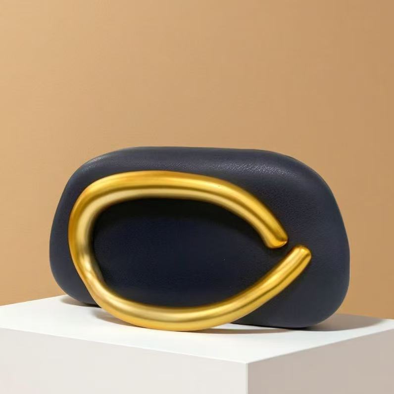 New Evening Bag with Acrylic Handle - Women's Crossbody & Shoulder Handbag - Thumbnail 25