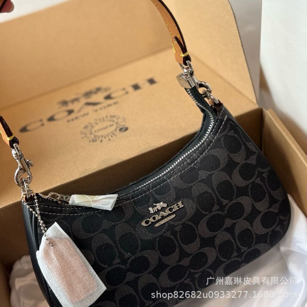 2025 Teri Classic Monogram Underarm Bag - Fashionable Shoulder, Handbag & Crossbody Crescent Bag - Thumbnail 7