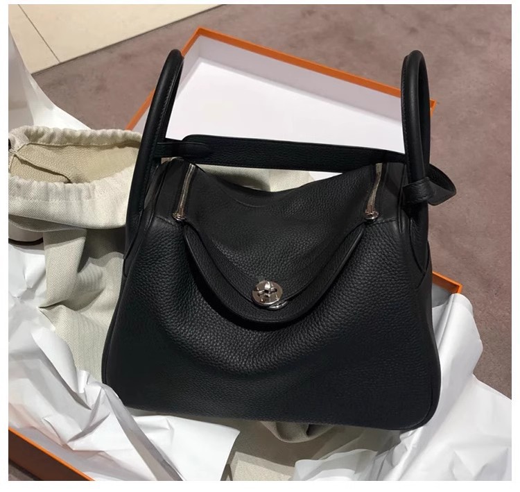 New Cross-Border Top Layer Cowhide Lindy Bag - Large Capacity Fashionable Doctor Bag, Versatile Shoulder Bag - Thumbnail 9