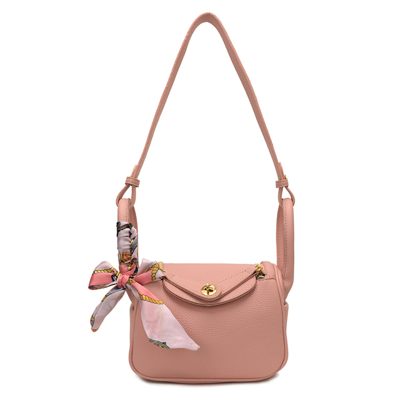 2026跨境爆款女包枕头包时尚百搭单肩斜挎包荔枝纹通勤潮流医生包 - Thumbnail 7