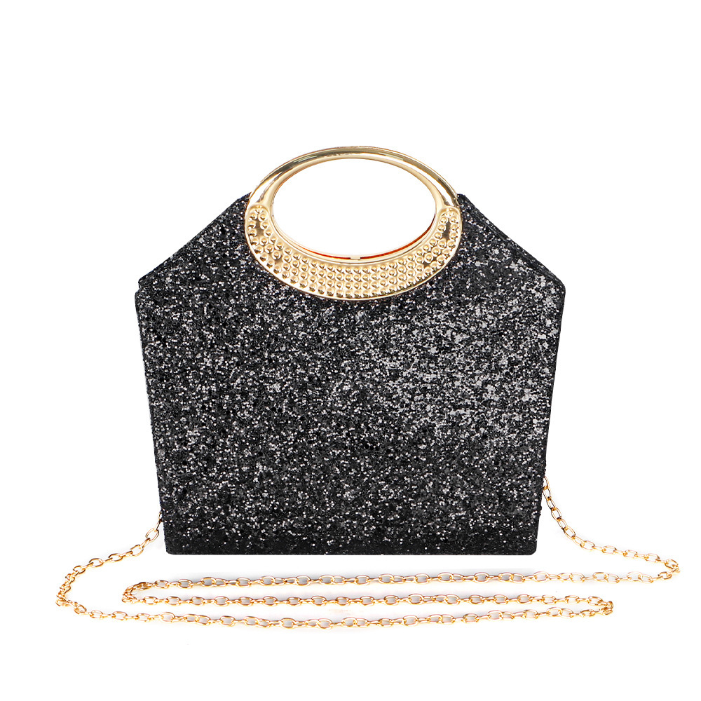 Amazon New Sparkling Diamond Handbag High-end Elegant Evening Bag Shiny Crossbody Clutch - Thumbnail 2