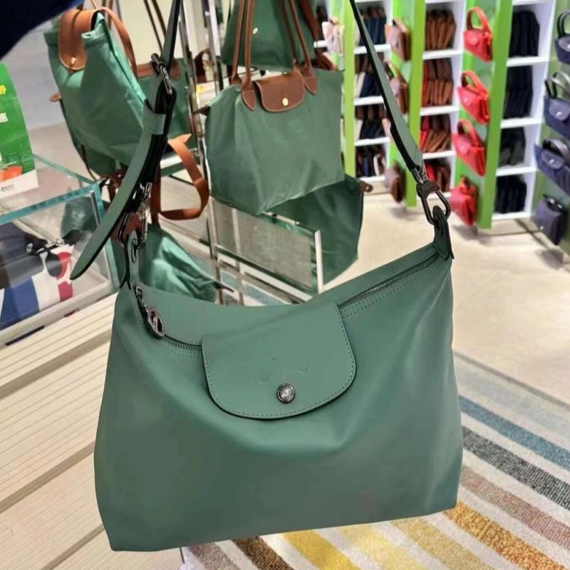 Autumn/Winter Longchamp Hobo Bag - Large Capacity Messenger Shoulder Bag for Fashionable Commuting - Thumbnail 7