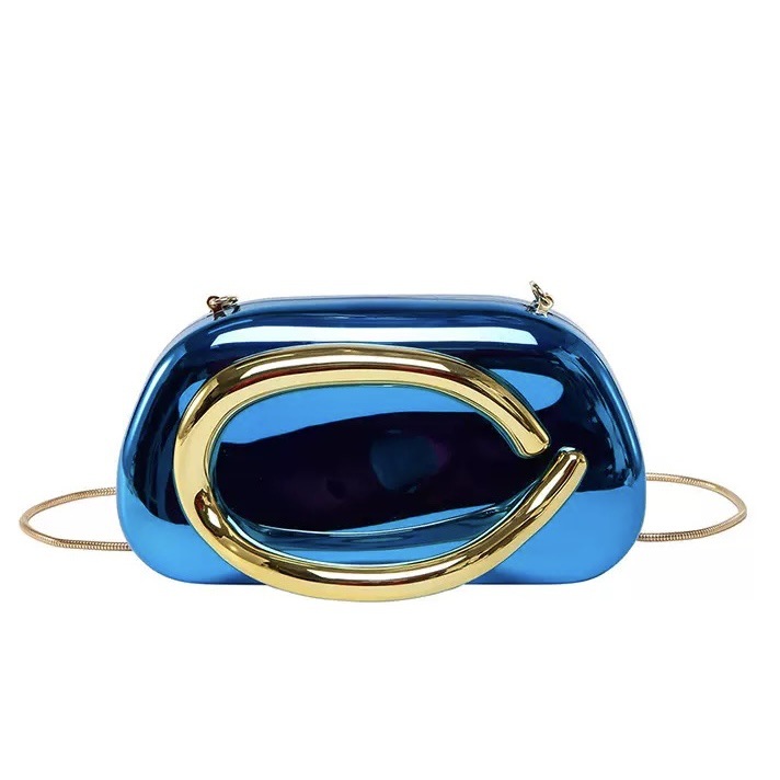 New Evening Bag with Acrylic Handle - Women's Crossbody & Shoulder Handbag - Thumbnail 23