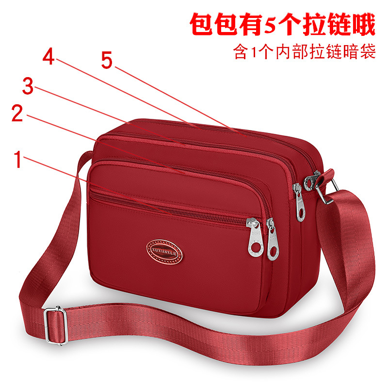 2025 New Large Capacity Oxford Canvas Shoulder Bag, Crossbody Bag for Middle-aged & Elderly Mothers - Thumbnail 17