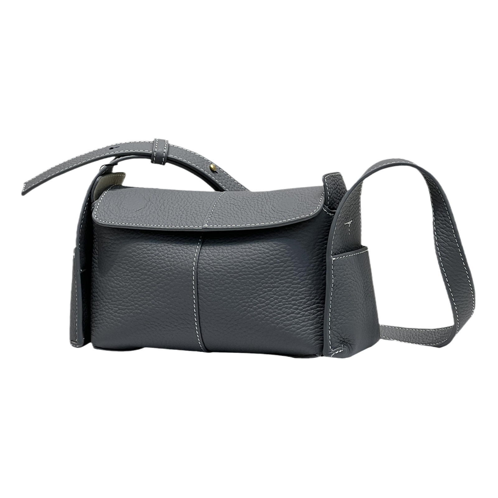 Luxury Genuine Leather Women's Bag - Niche Fashion Small Crossbody & Shoulder Bag for Commuting - Thumbnail 5