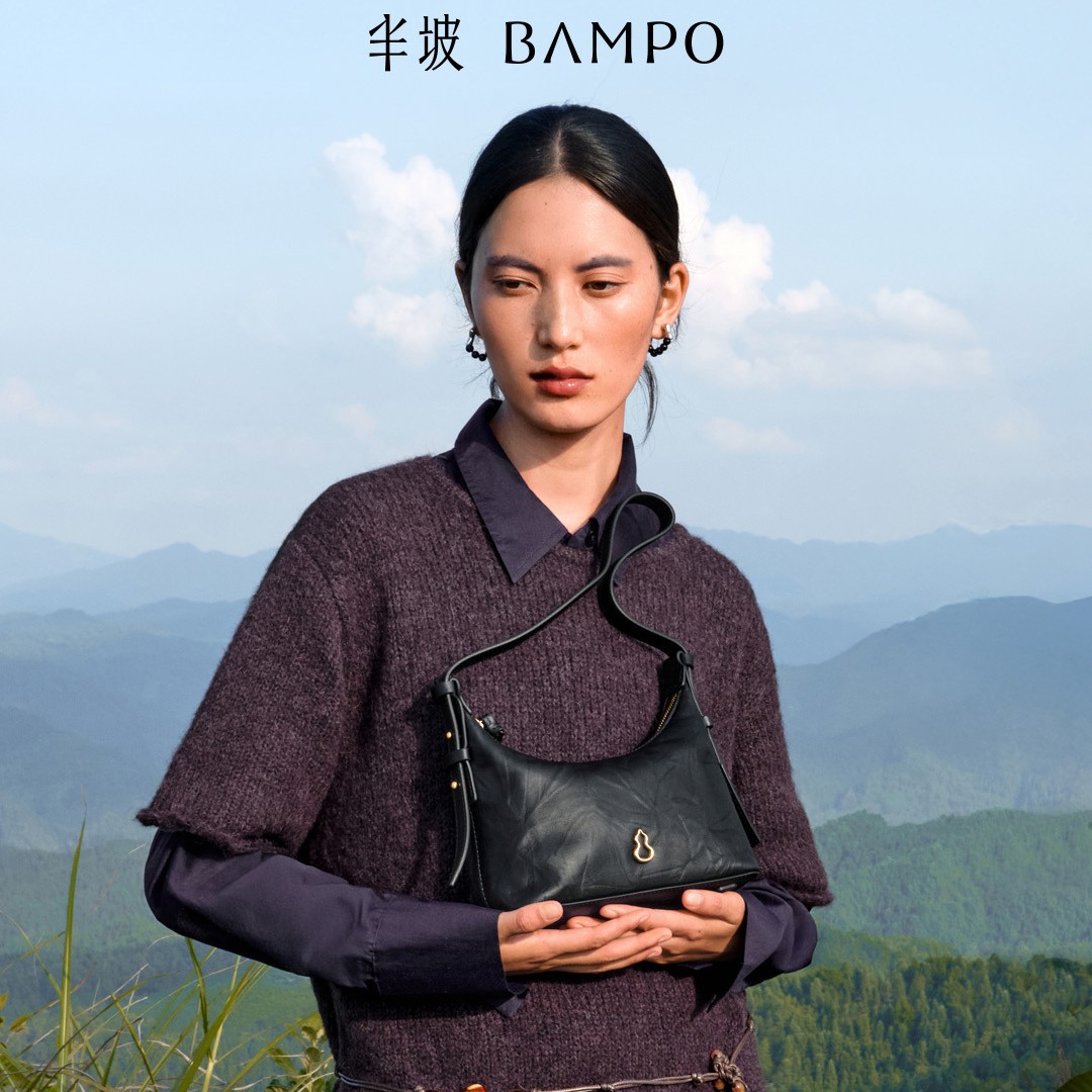 BAMPO Jin Yuan HOBO Bag, First Layer Cowhide Underarm Bag, New Texture Shoulder & Crossbody Bag - Thumbnail 2