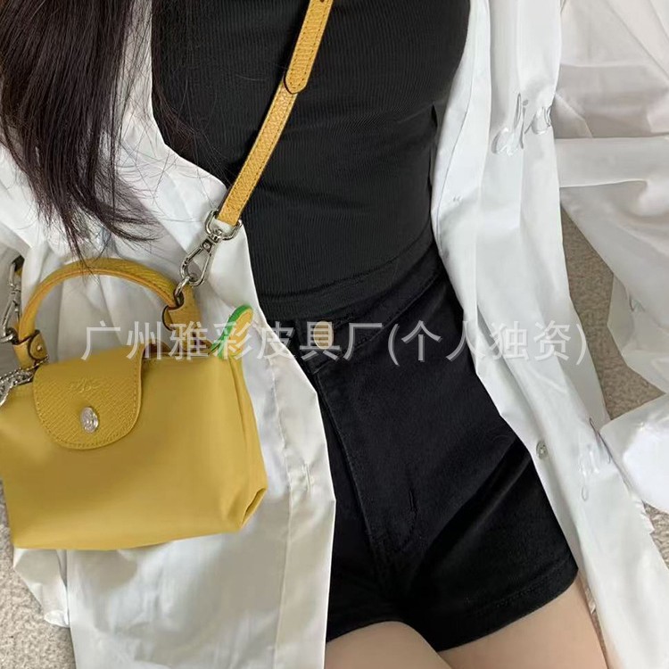 Cross-Border Dragon Inlaid Mini Dumpling Bag - Versatile Daily Commute Cross-Body Handbag for Women - Thumbnail 3