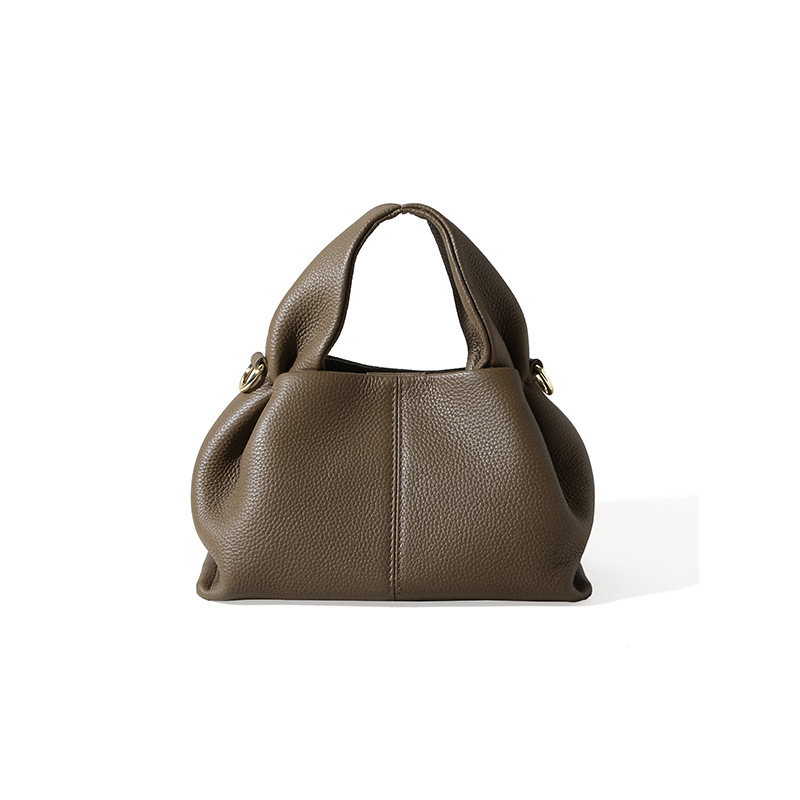 Best Selling Genuine Leather Women's Tote Bag - Top Layer Cowhide Shoulder & Crossbody Bag for Daily Commute - Thumbnail 10