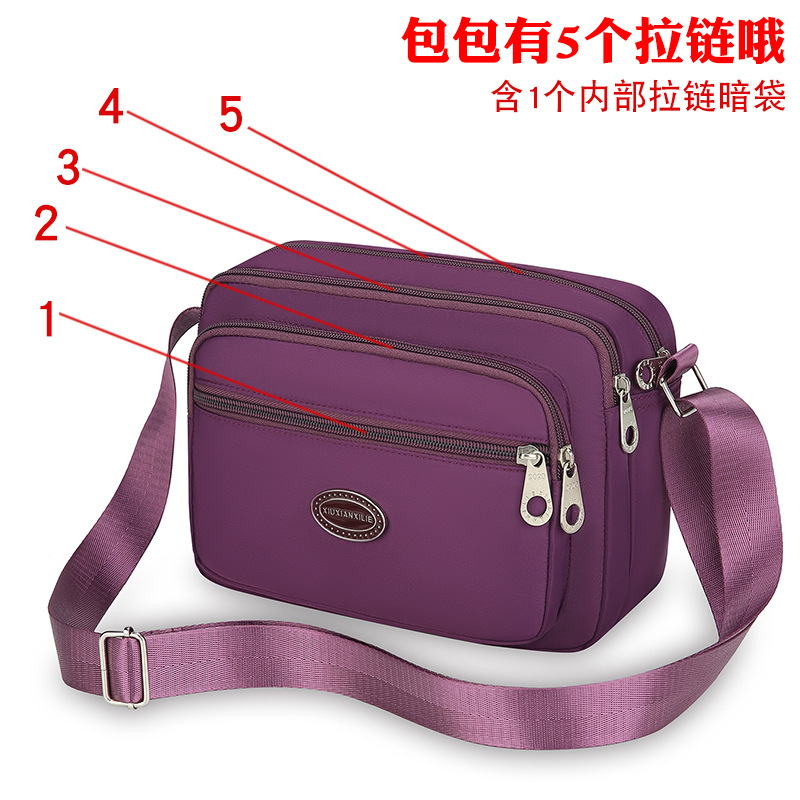 2025 New Large Capacity Oxford Canvas Shoulder Bag, Crossbody Bag for Middle-aged & Elderly Mothers - Thumbnail 10
