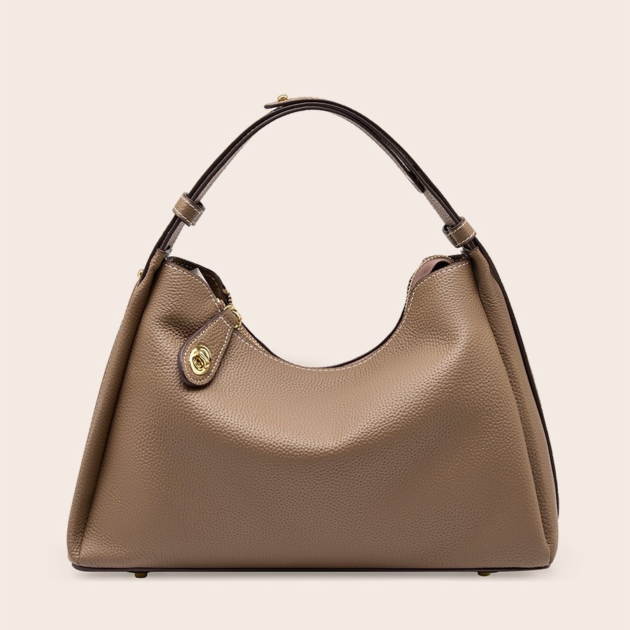 2026 New Luxury Genuine Leather Shoulder Bag for Women - Trendy Crossbody Underarm Bag - Thumbnail 2