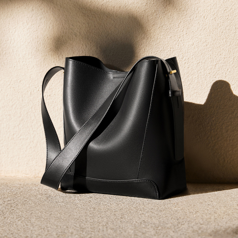 Nalan Du 2026 New Collection Women's Crossbody Bag - Versatile Genuine Leather Bucket Bag - Thumbnail 11