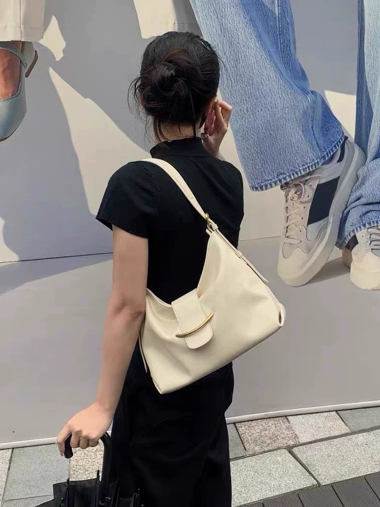 Niche Design Minimalist Underarm Bag - 2026 New Trendy Tote Shoulder & Crossbody Bag for Petite Women - Thumbnail 7