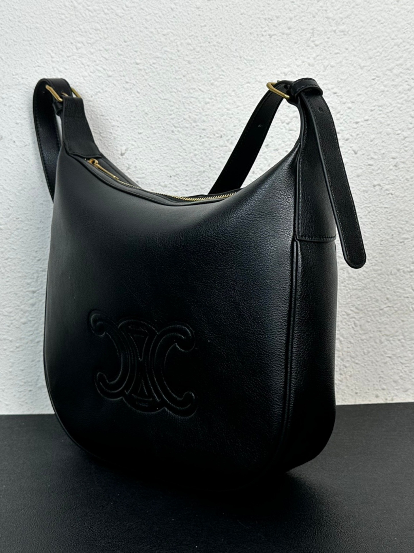 2025 New Arrival Soft Leather Hobo Bag - Monogram Underarm Shoulder Bag, Large Capacity Fashionable Commuter Bag for Women - Thumbnail 6