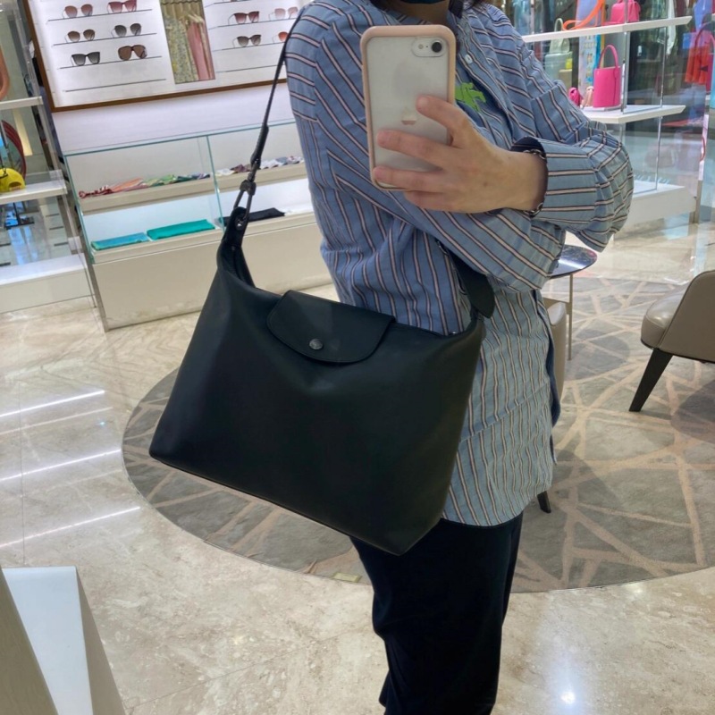 Autumn/Winter Longchamp Hobo Bag - Large Capacity Messenger Shoulder Bag for Fashionable Commuting - Thumbnail 3