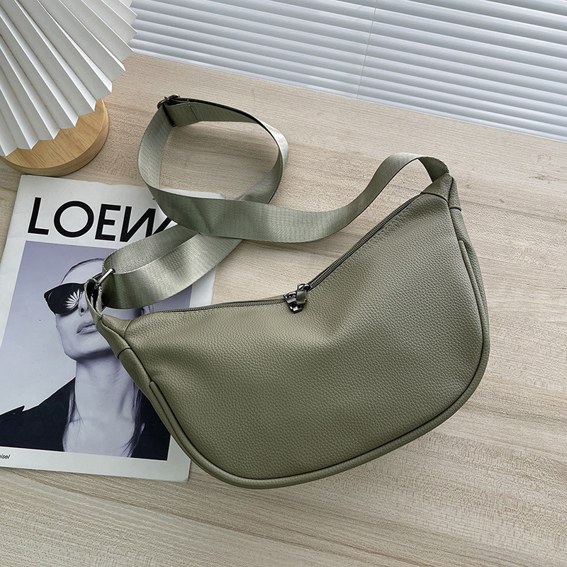 Niche Design Baguette Bag - Minimalist Casual Shoulder & Crossbody Bag for Women - Thumbnail 7