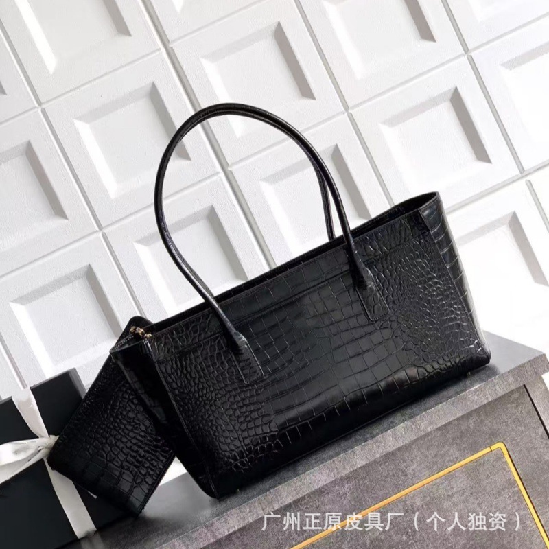 2026 New Arrival Long-termism Lazy Tote Bag - First Layer Cowhide Large Capacity Business Bag - Thumbnail 4