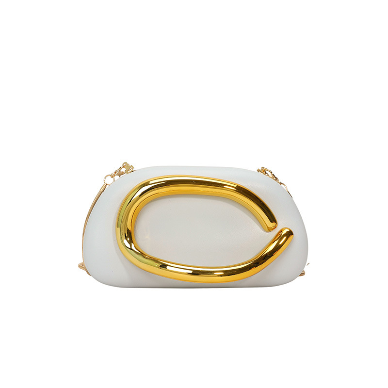 Niche Designer Evening Clutch Bag Western Fashion Chain Shoulder & Crossbody Bag - Thumbnail 13