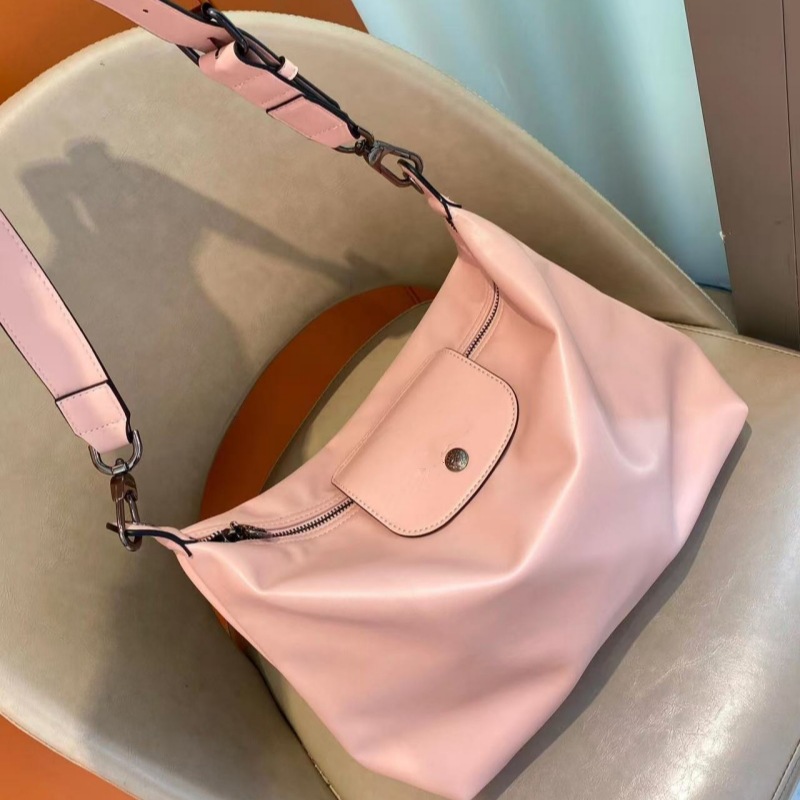 Autumn/Winter Longchamp Hobo Bag - Large Capacity Messenger Shoulder Bag for Fashionable Commuting - Thumbnail 12