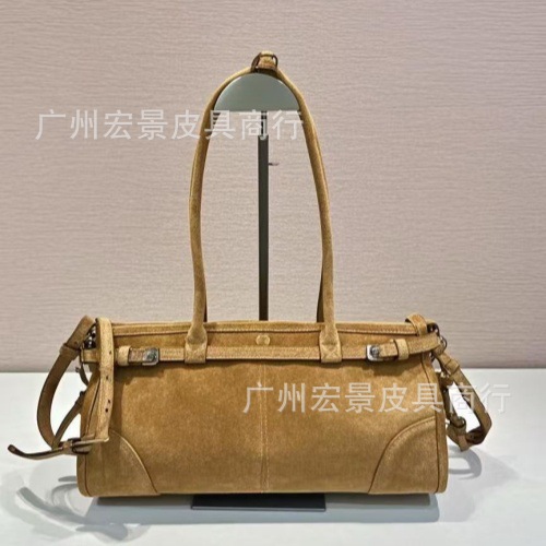 2025 SoftLux Boston Wax Leather Women's Bag Shoulder Crossbody Commuter Underarm Handbag Light Vintage - Thumbnail 6