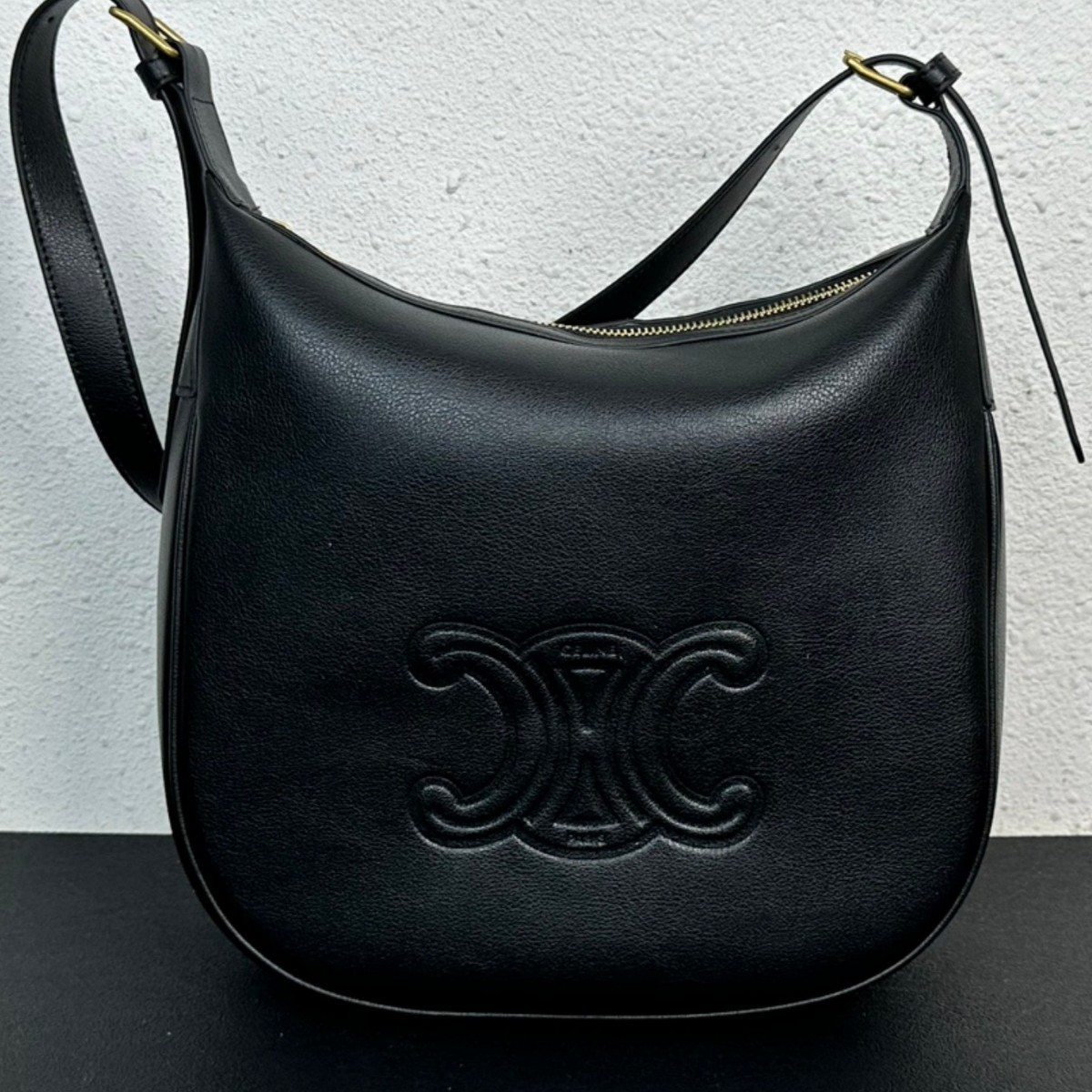 2025 New Arrival Soft Leather Hobo Bag - Monogram Underarm Shoulder Bag, Large Capacity Fashionable Commuter Bag for Women - Thumbnail 2