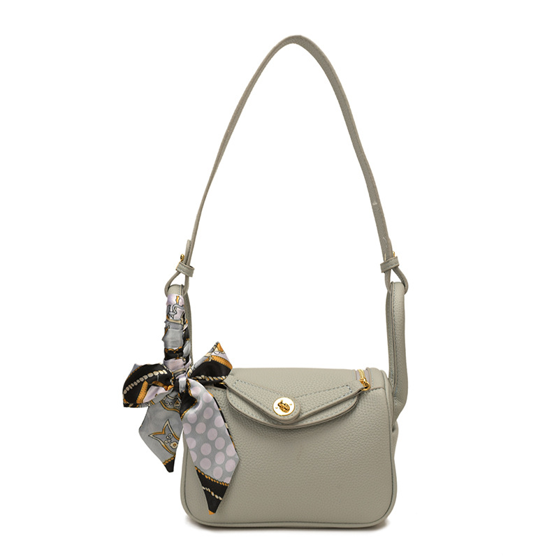 2026跨境爆款女包枕头包时尚百搭单肩斜挎包荔枝纹通勤潮流医生包 - Thumbnail 8