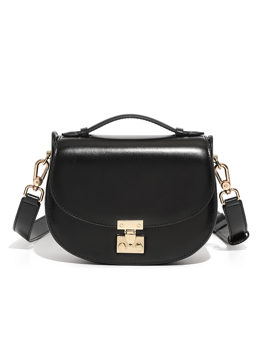 2026 New Arrival Half-Moon Genuine Leather Bag - Versatile Shoulder & Saddle Handbag - Thumbnail 6