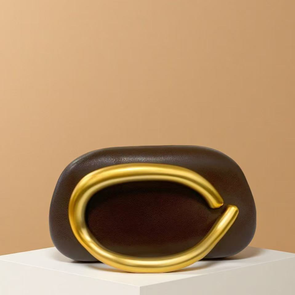 New Evening Bag with Acrylic Handle - Women's Crossbody & Shoulder Handbag - Thumbnail 21