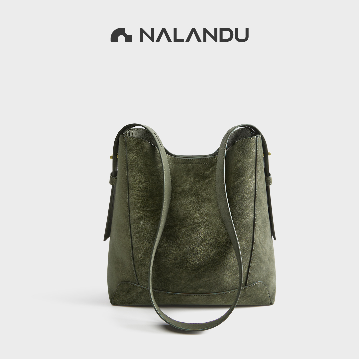 Nalan Du 2026 New Collection Women's Crossbody Bag - Versatile Genuine Leather Bucket Bag - Thumbnail 15