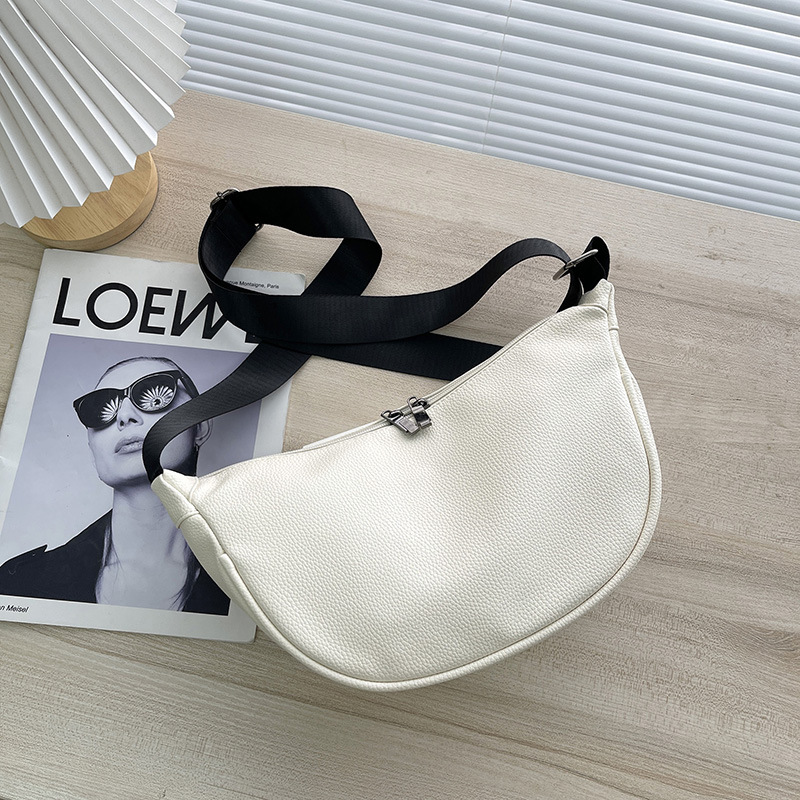 Niche Design Baguette Bag - Minimalist Casual Shoulder & Crossbody Bag for Women - Thumbnail 6