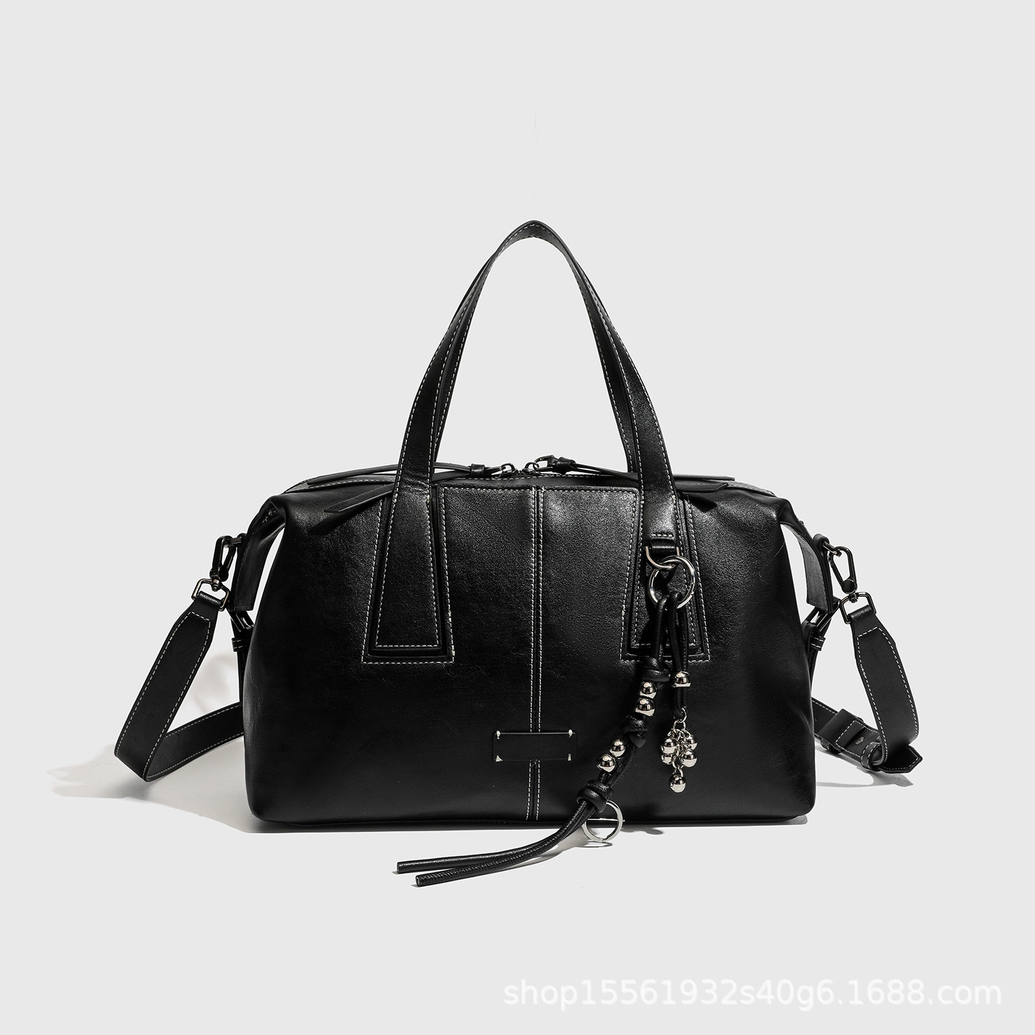 2026 New Vintage Boston Bag - Large Capacity Commuter Handbag & Shoulder Bag for Women - Thumbnail 9